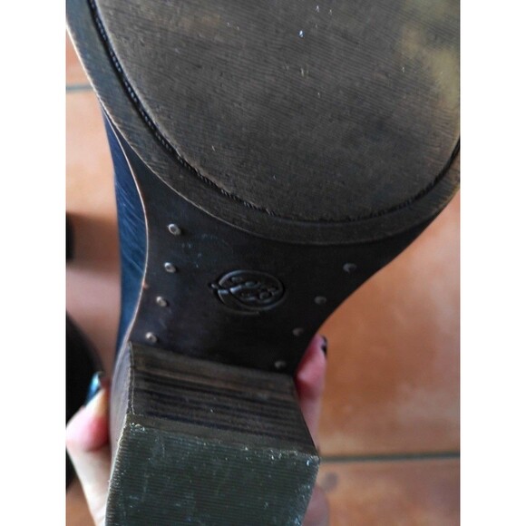 LUCKY BRAND Women's Black Eesa Leather Closed Toe Ankle Booties Size US 8.5 - Picture 5 of 8